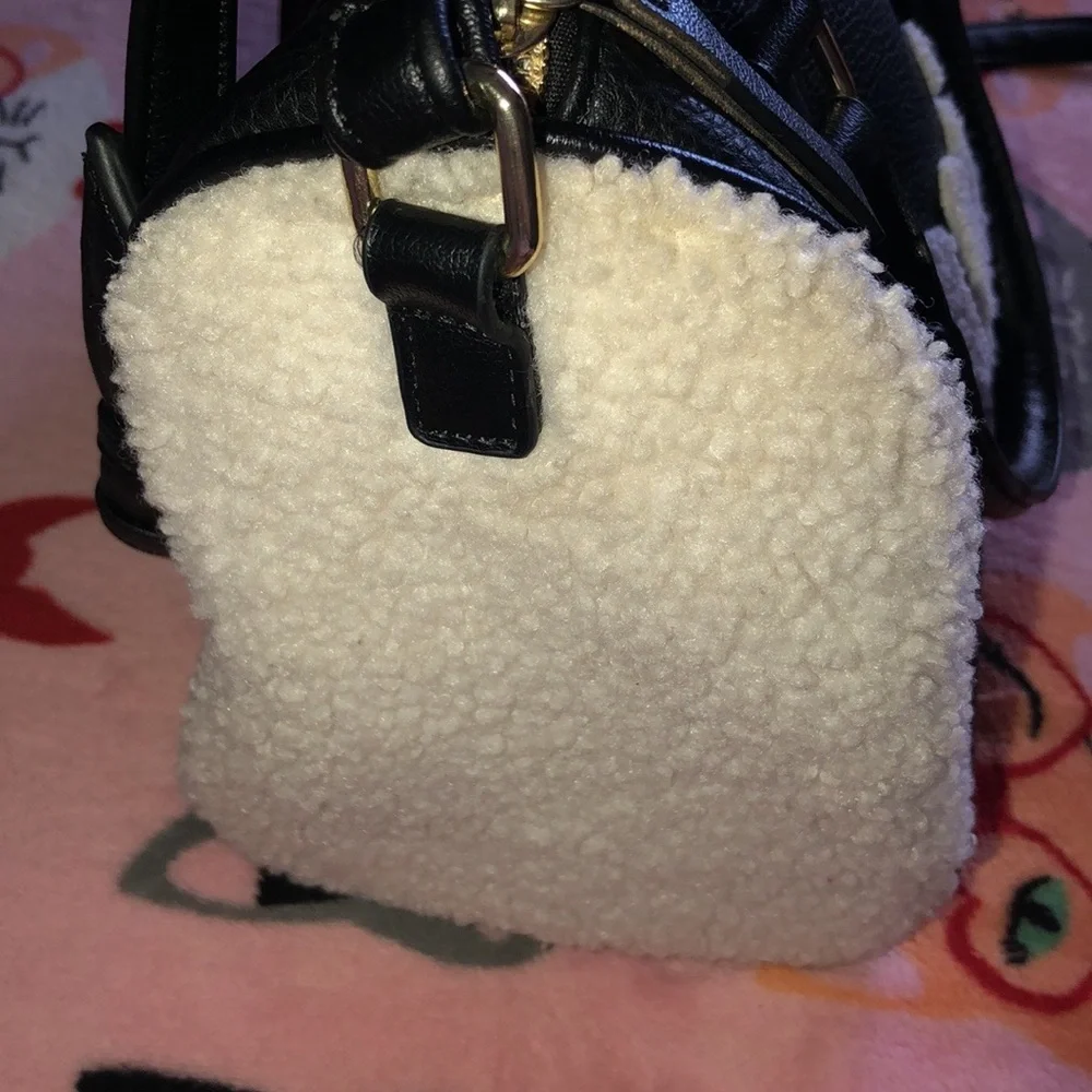 Juicy Couture Black & White Logo Satchel Bag